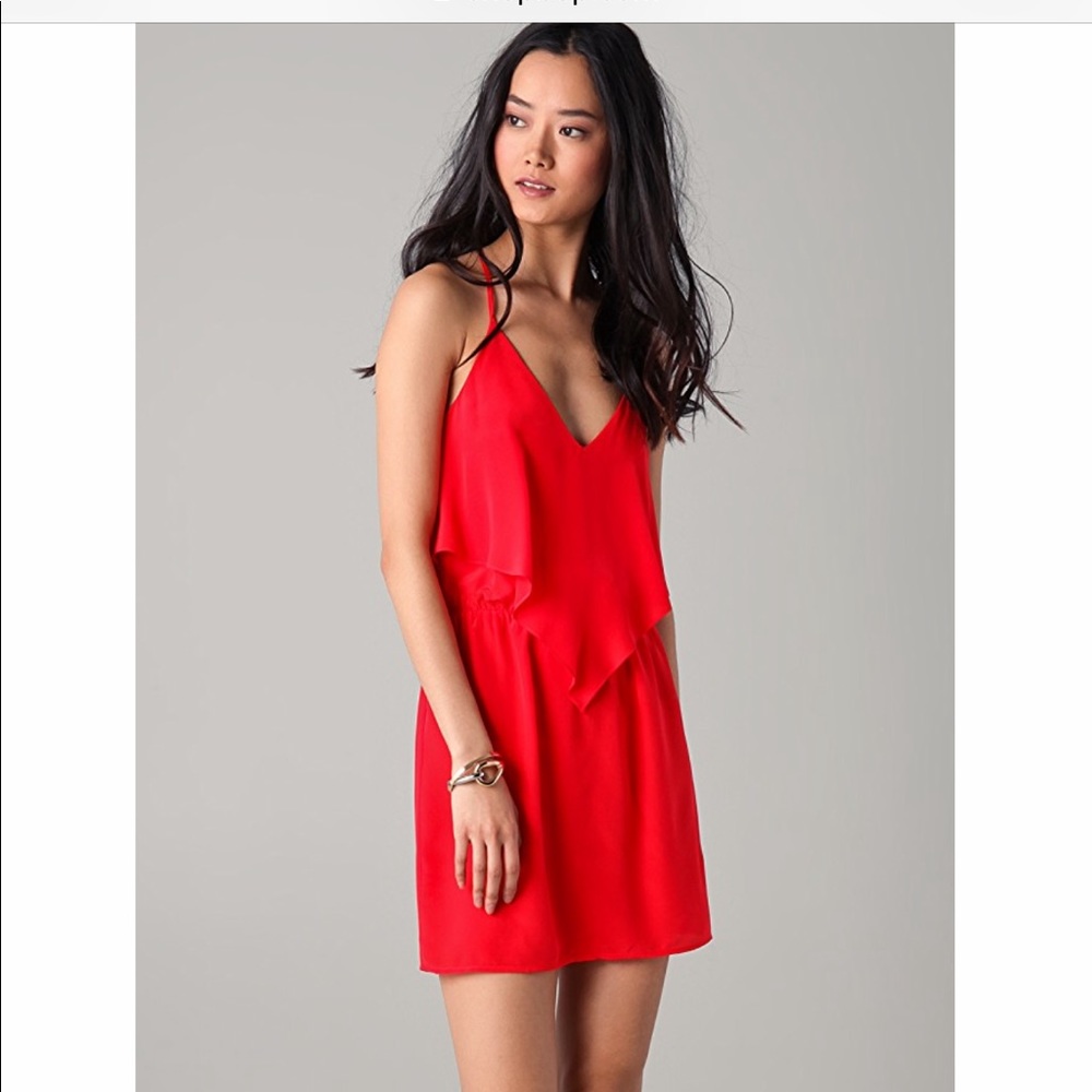 Red Rory Beca Rover Handkerchief dress - Picture 3 of 7